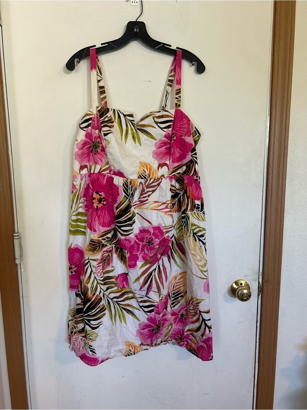 Torrid Pink Size 14 Tropical Print Dress